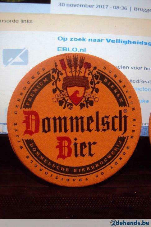 Dommelsch bier, Verzamelen, Gebruikt