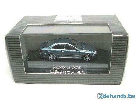 1:87 Wiking Mercedes Benz CLK Coupe grijsblauw, Enlèvement ou Envoi, Neuf, Voiture
