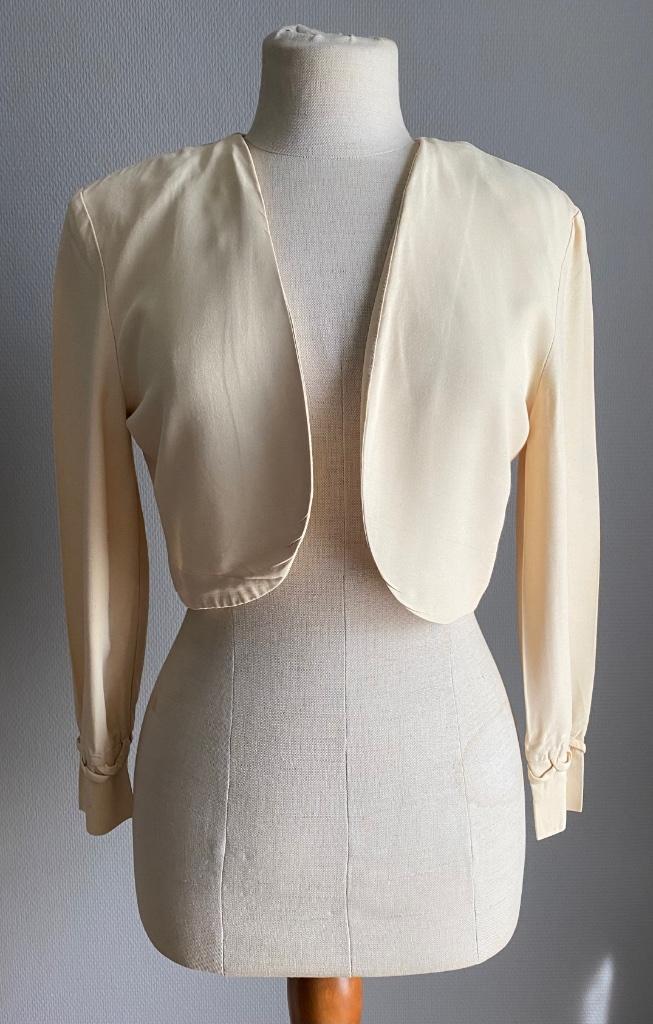 Lichtgele bolero Joseph Ribkoff maat 36, Jaune, Taille 36 (S), Joseph Ribkoff, Comme neuf