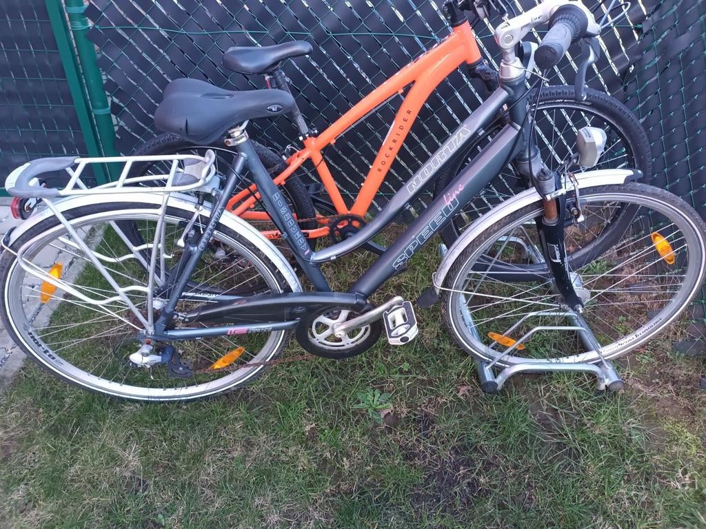 Damesfiets, Ophalen