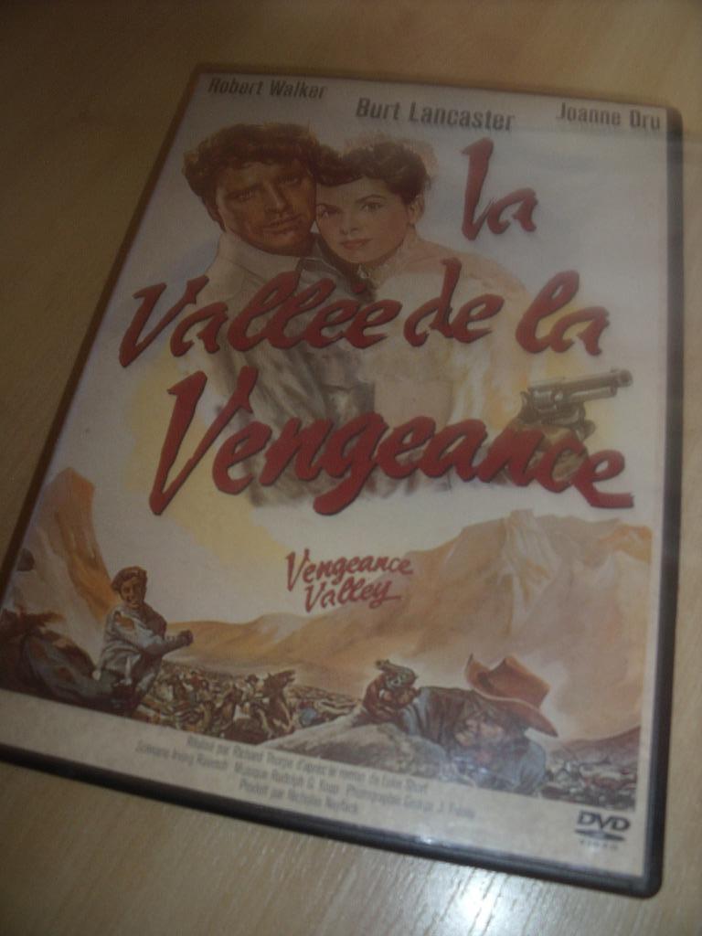 La vallée de la vengeance (Burt Lancaster - Joanne Dru), 1940 à 1960, Action et Aventure, Enlèvement ou Envoi, Comme neuf