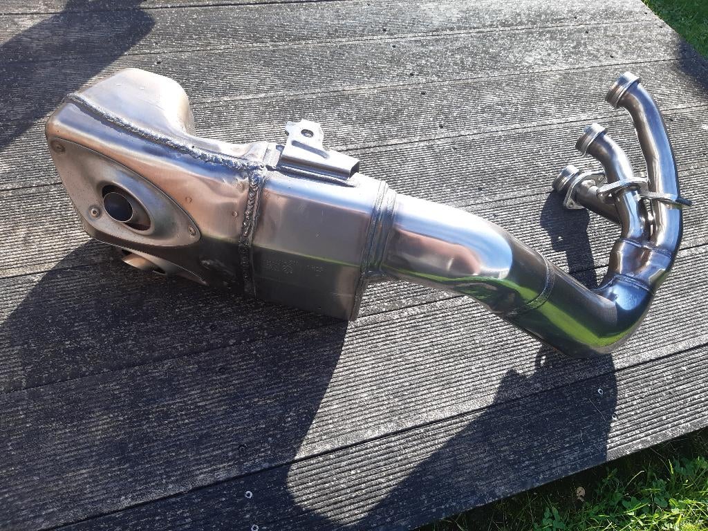 te koop originele uitlaat tracer 9gt, Motoren, Onderdelen | Yamaha, Ophalen, Gebruikt