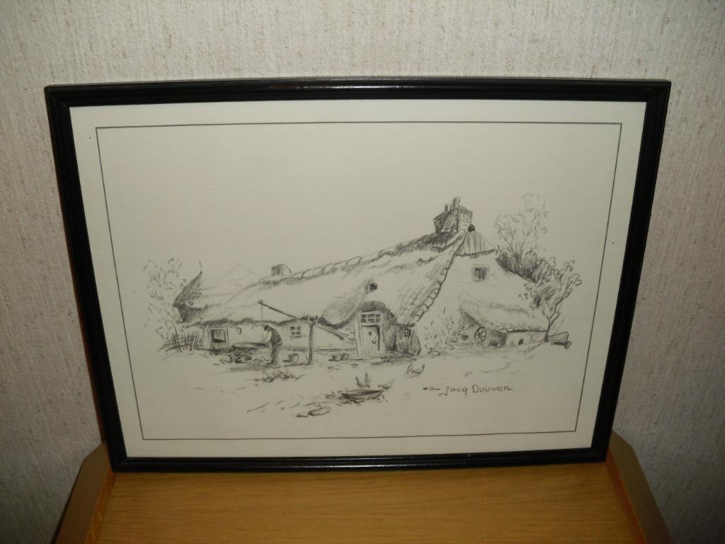 spiegels en pentekeningen, Huis en Inrichting, Ophalen of Verzenden, Zo goed als nieuw