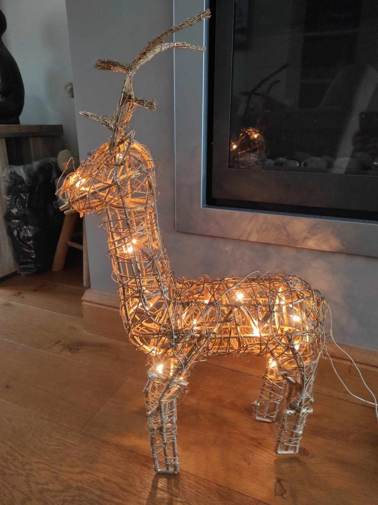 hert ree kerstverlichting, Enlèvement, Comme neuf