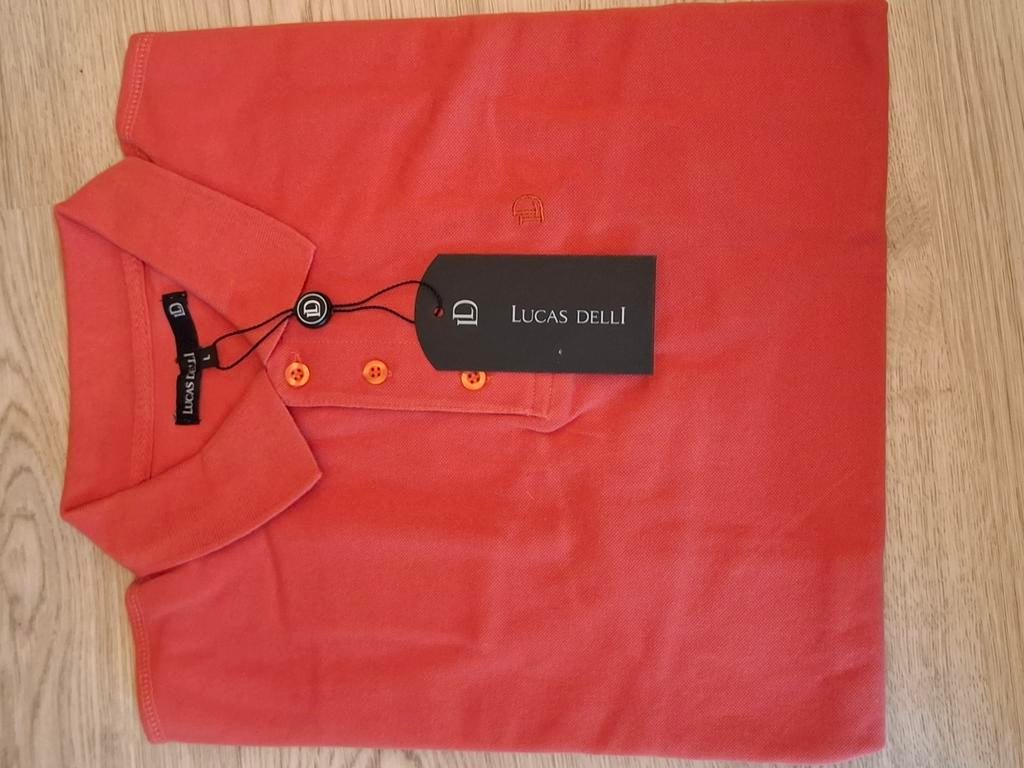 Polo LUCAS DELLI/ Taille:L/ Manches longues/ Valeur:€30, Neuf, Taille 52/54 (L), Enlèvement, LUCAS DELLI