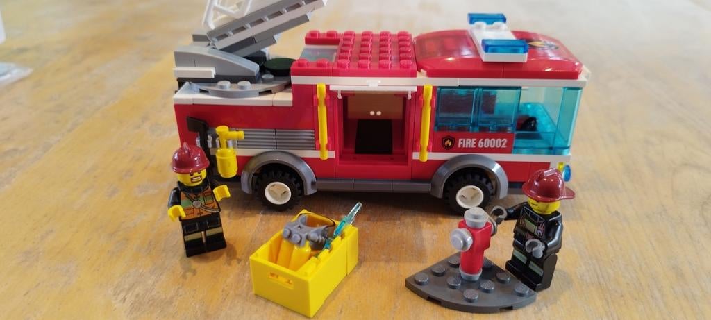 Camion de pompiers Lego City 60002, Enlèvement ou Envoi, Utilisé, Ensemble complet, Lego