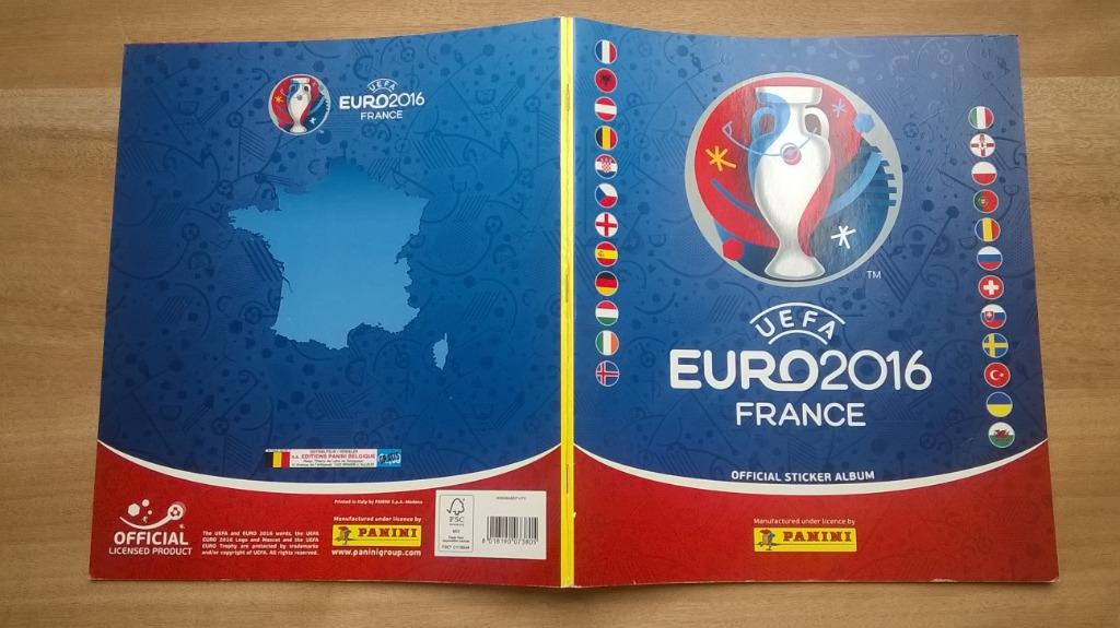 ALBUM VIDE PANINI UEFA EURO 2016 FRANCE, Enlèvement ou Envoi, Comme neuf, Livre ou Revue
