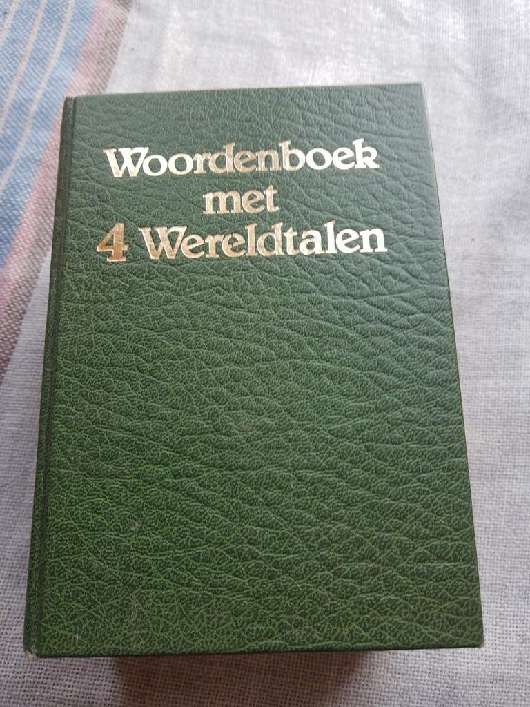 Woordenboek met 4 wereldtalen, 1981, Boeken, Ophalen of Verzenden, Zo goed als nieuw