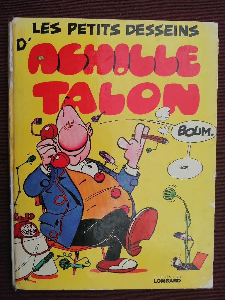Les petits desseins d'Achille Talon - E. Originale 1974, Livres, Une BD, Envoi, Greg