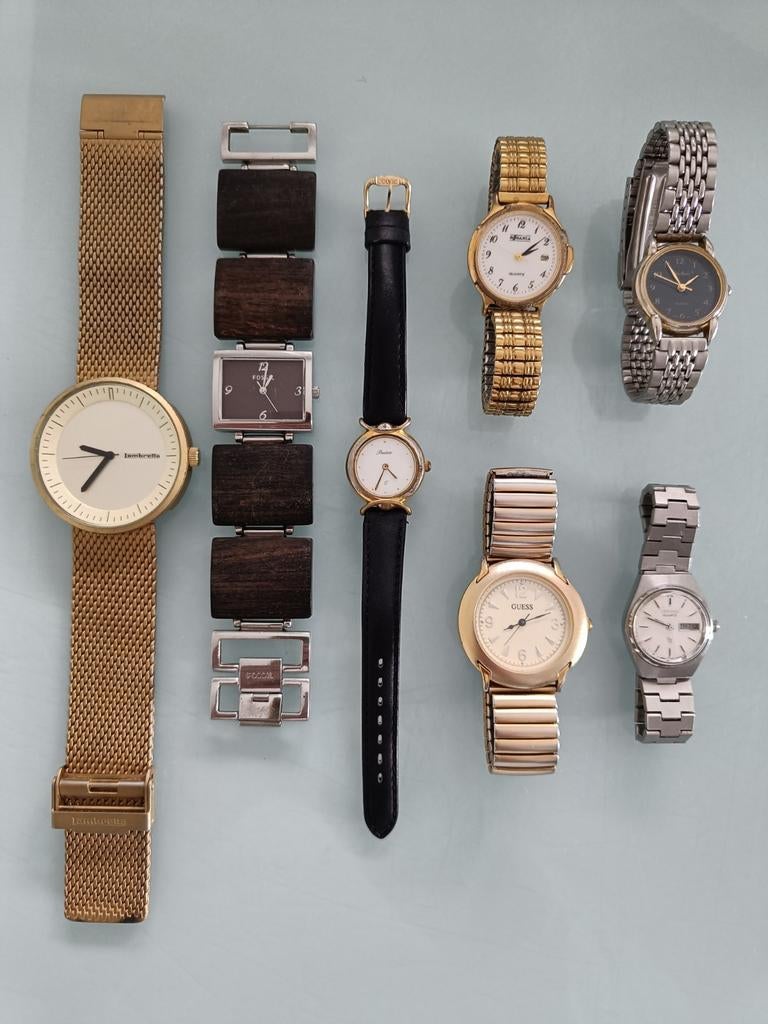 Dames horloges allerlei., Handtassen en Accessoires, Horloges | Dames, Ophalen of Verzenden, Gebruikt, Polshorloge, Overige merken
