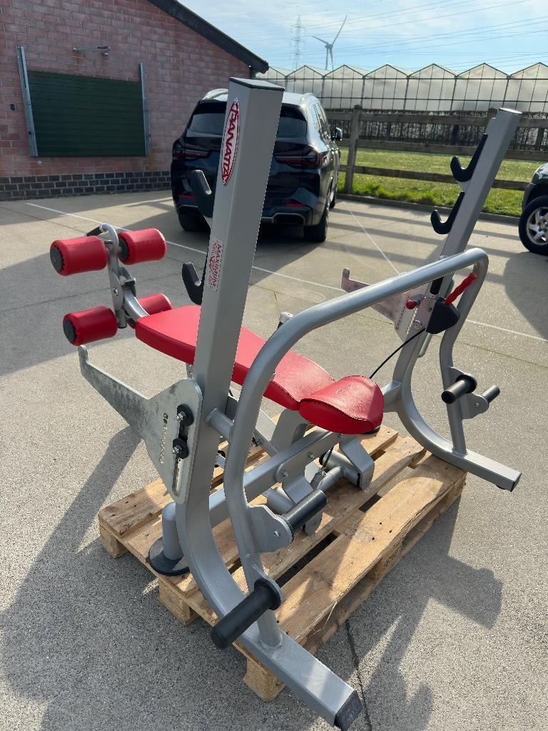 UNIEKE Panatta Multi Olympic Bench 1HP206, Sport en Fitness, Fitnessapparatuur, Zo goed als nieuw, Krachtstation, Armen, Borst