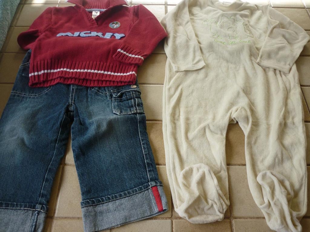 Jeans -trui 86 ,pull 4 en jeans 5j, Ophalen of Verzenden, Gebruikt, Jongetje, Broekje