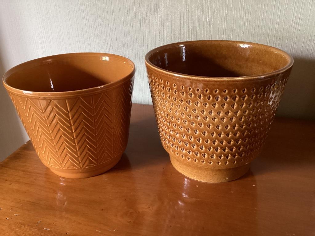 Set van 2 Cache pot. Bloempotten., Ophalen