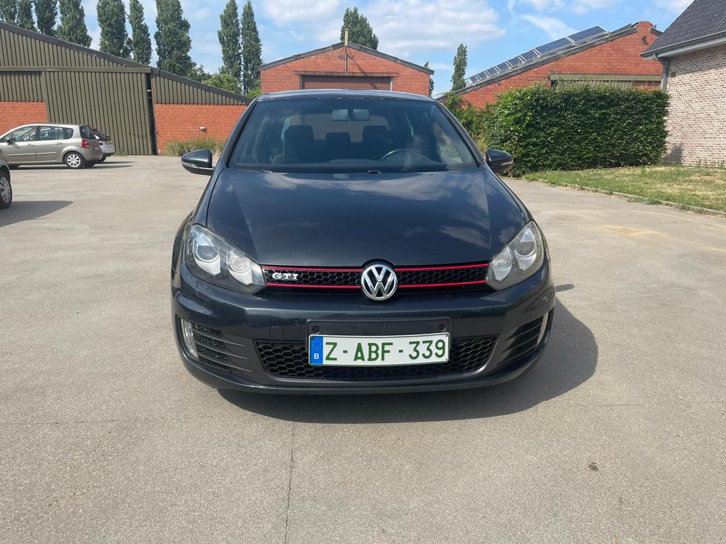 WV GOLF GTI VAN 2012 MET 140DK XENON LED PERFECTE STAAT, Auto's, Euro 5, Zwart, Bedrijf, Handgeschakeld