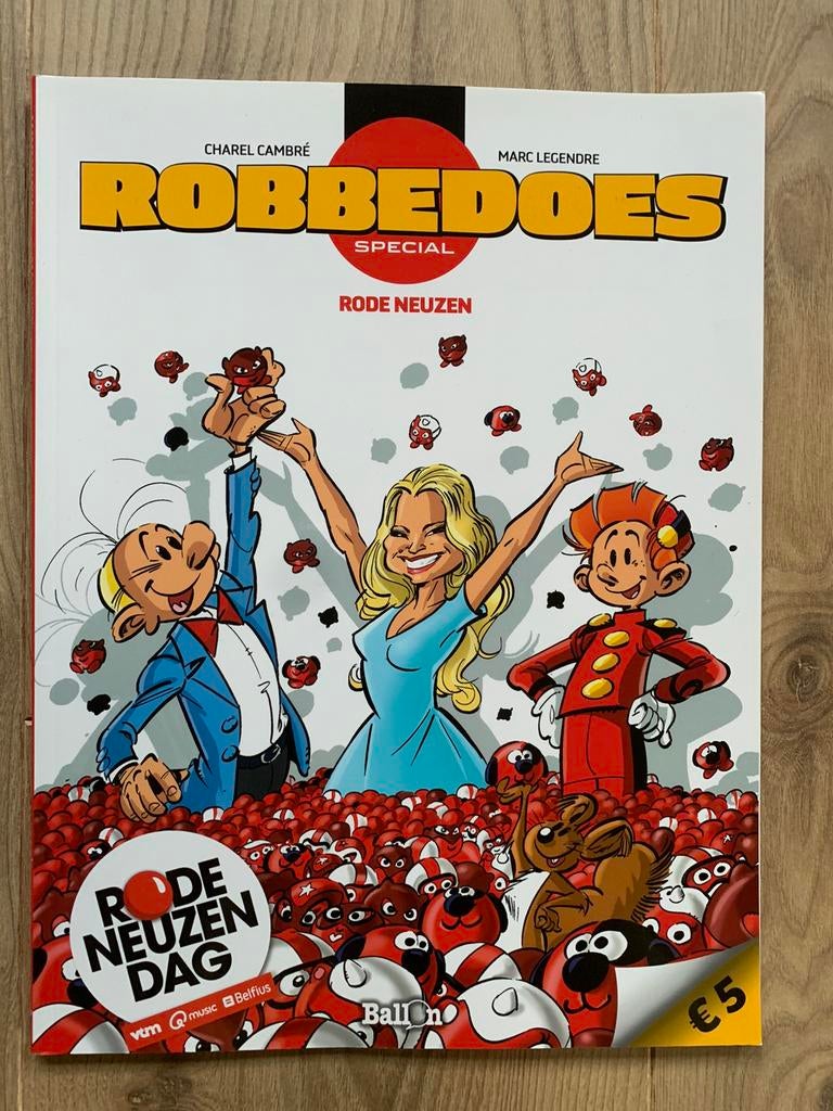 Strip Spirou spécial nez rouges, Livres, Enlèvement ou Envoi, Une BD, Comme neuf, Marc Legendre