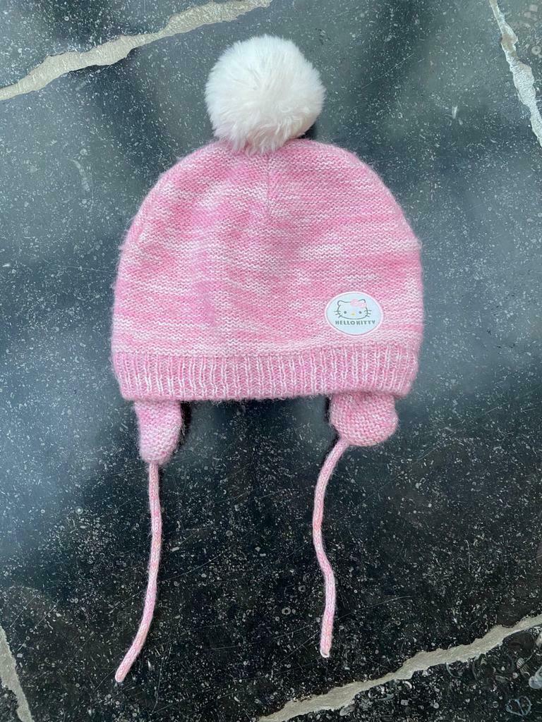 Muts van Hello Kitty in nieuwstaat, Kinderen en Baby's, Meisje, Ophalen of Verzenden, Zo goed als nieuw, Hello Kitty