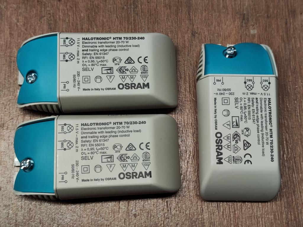 Osram Halotronic transformatoren, Ophalen of Verzenden, Gebruikt, Led