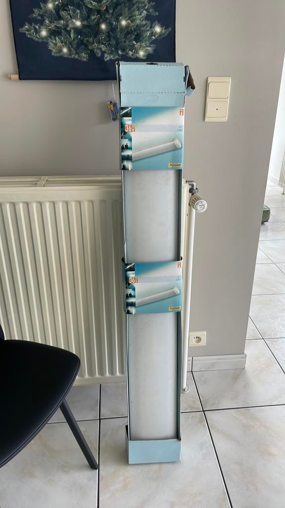 Lampe de garage pour 2 x 36 W, Enlèvement, Neuf, Synthétique