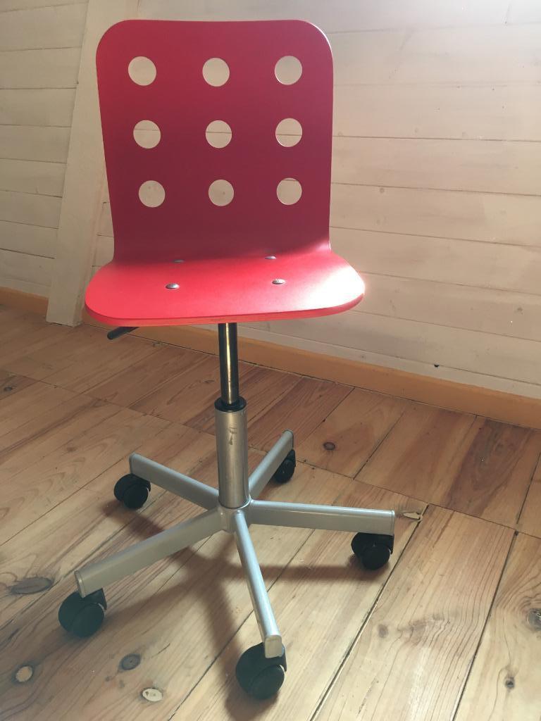 chaise de bureau, Enlèvement, Comme neuf, Rouge, Chaise de bureau
