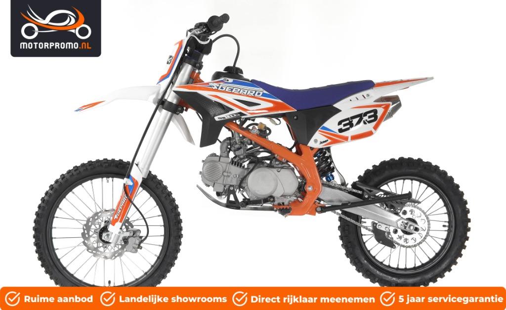 Pitbike crossbrommer dirtbike Orion Gepard crossmotor, Fietsen en Brommers, Minibikes, Midibikes en Pitbikes, Nieuw, 125 cc, Dirtbike