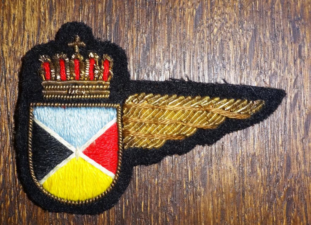 SABENA Insigne du steward  demi aile, Envoi, Utilisé, Écusson, Insigne ou Logo