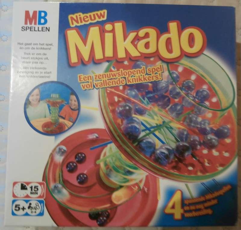 Mikado knikkerspel, Drie of vier spelers, Ophalen, Zo goed als nieuw, MB spelen