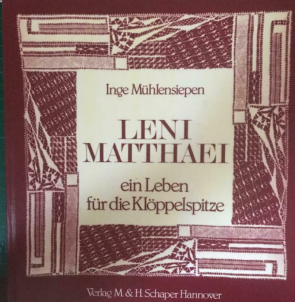 Leni matthaei, Inge Muhlensiepen kantklossen, Enlèvement ou Envoi