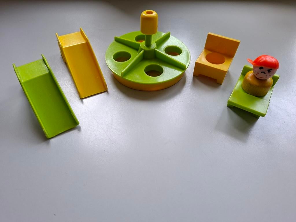 Fisher price losse stukken schooltje speeltuin, Kinderen en Baby's, Speelgoed | Fisher-Price, Ophalen of Verzenden, Gebruikt, Overige typen