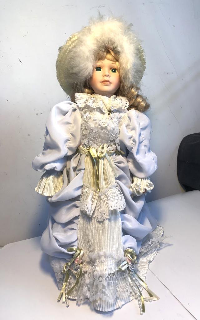 Poupée Porcelaine Russe Fait Main H 45 Support😍🤗💑🎁👌, Enlèvement ou Envoi