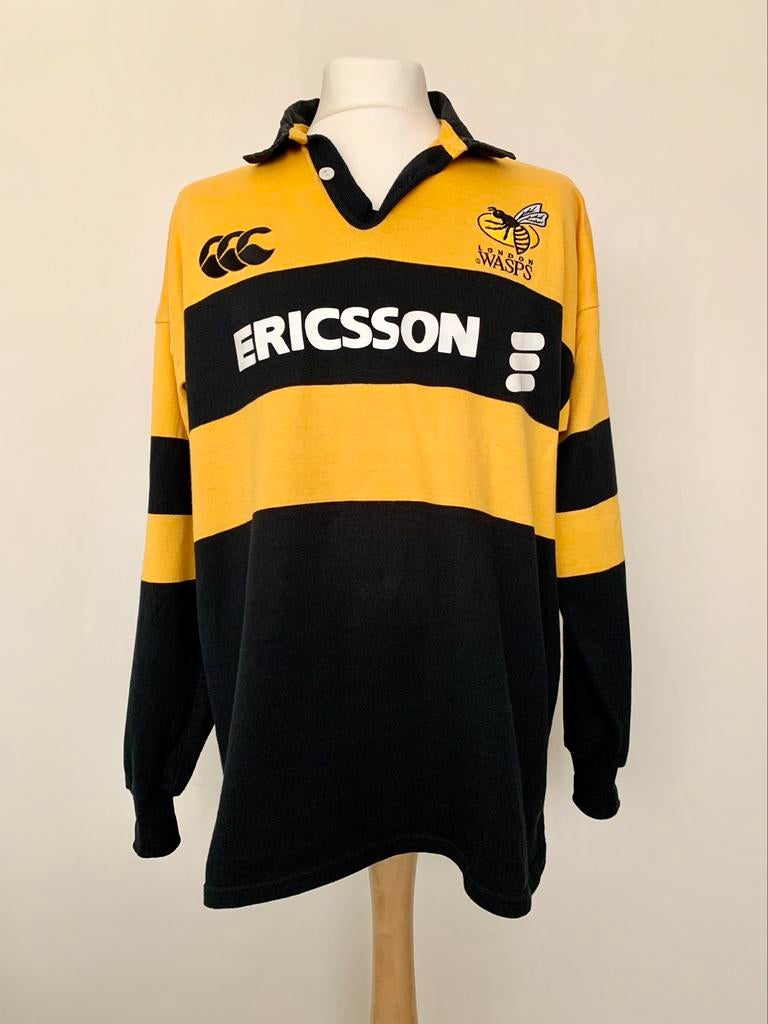 Wasps London 1999-2000 Canterbury Coventry vintage rugby, Sports & Fitness, Rugby, Enlèvement ou Envoi, Utilisé, Vêtements