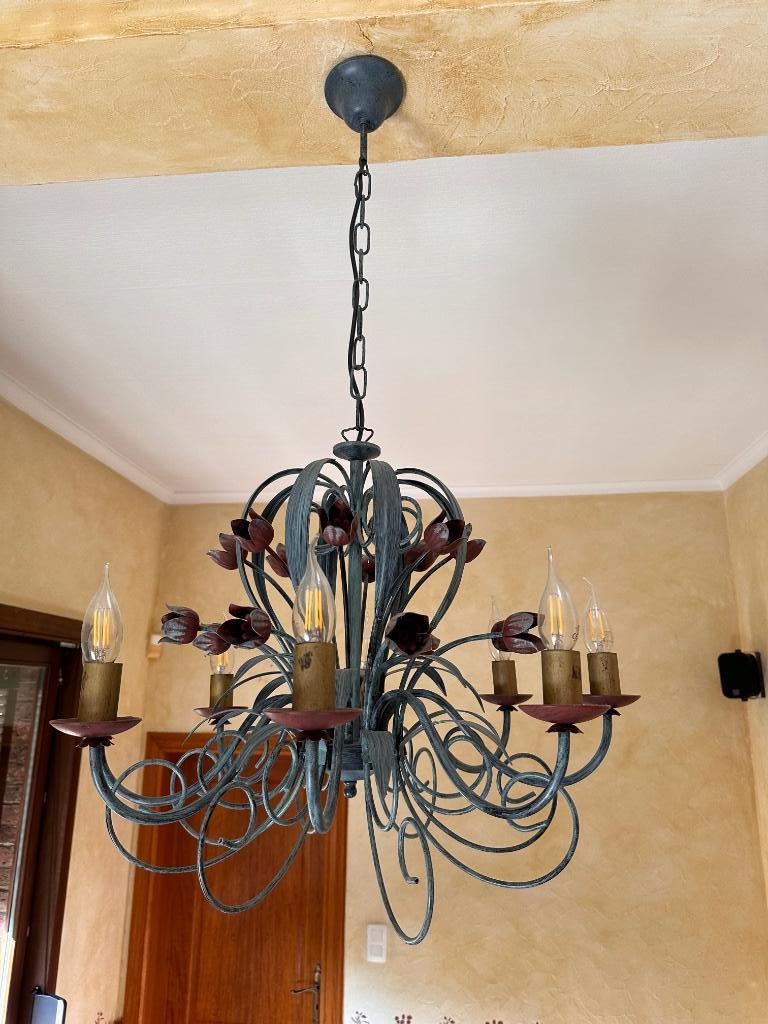 Luminaire, Maison & Meubles, Enlèvement, Utilisé, Métal, 50 à 75 cm