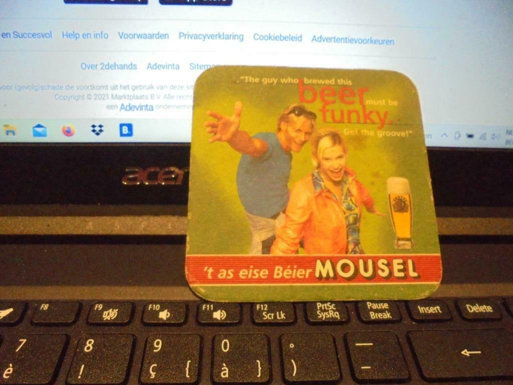 Mousel, Enlèvement ou Envoi, Comme neuf, Sous-bock