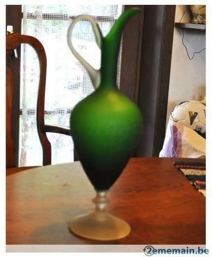 aiguillère en verre bicolore
