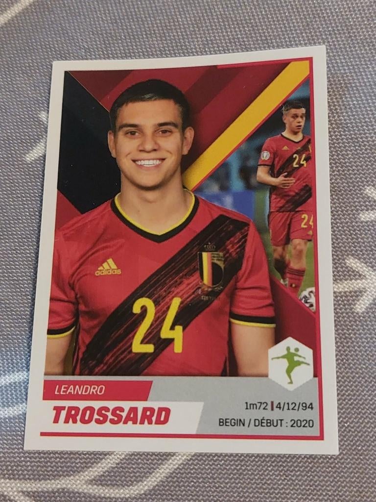 Panini / Sticker / Leandro Trossard / Rode Duivels, Verzenden, Nieuw, Poster, Plaatje of Sticker