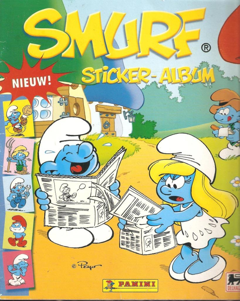 sticker-album voor delhaize panini album compleet, Boeken, Eén stripboek, Ophalen of Verzenden, Gelezen, Peyo
