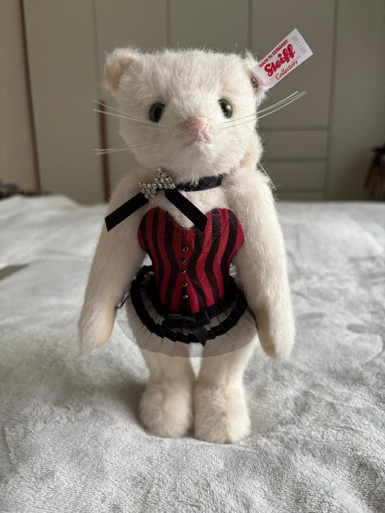 Steiff Pussy Cat, Ophalen of Verzenden, Zo goed als nieuw, Stoffen beer, Steiff