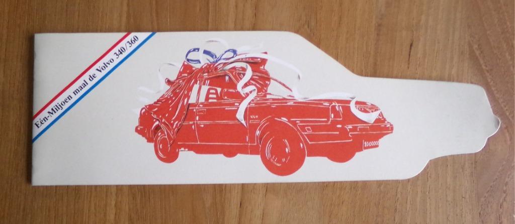 Reclamefolder drukwerk Volvo 340/360, Livres, Autos | Brochures & Magazines, Enlèvement ou Envoi, Utilisé, Volvo, Volvo Car
