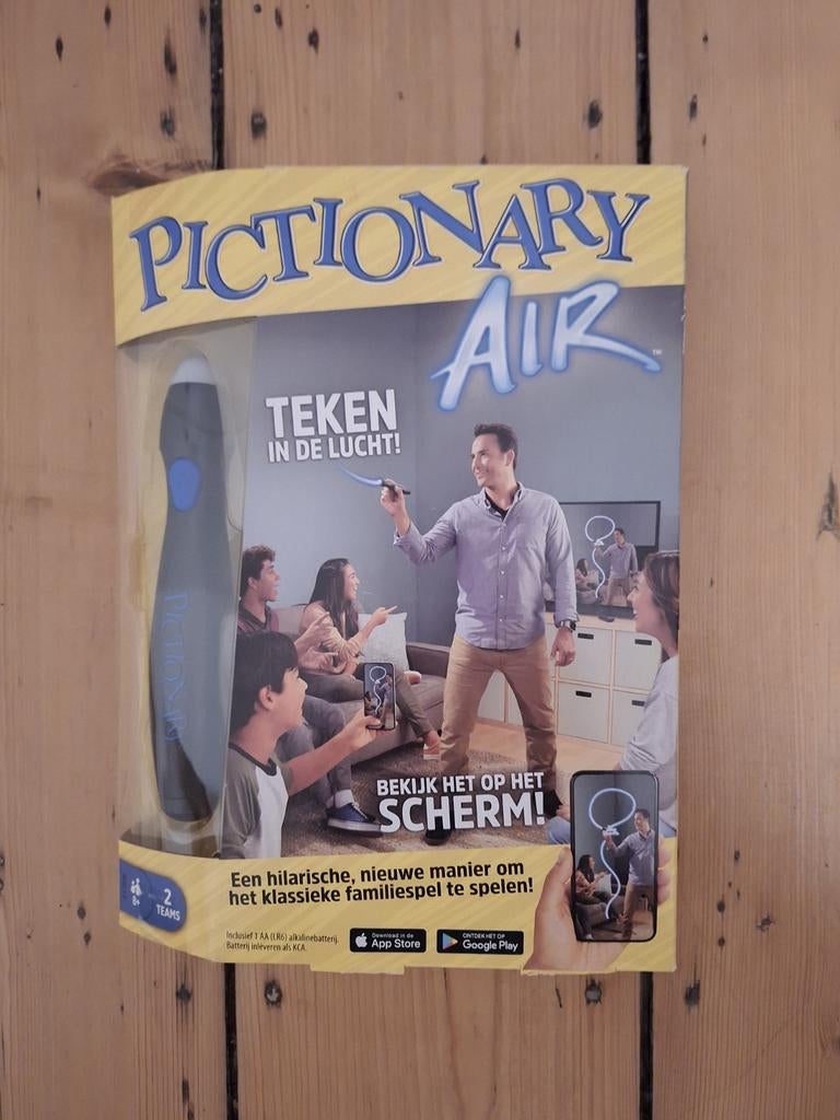 Pictionary Air nieuwstaat, Hobby en Vrije tijd, Gezelschapsspellen | Overige, Ophalen of Verzenden