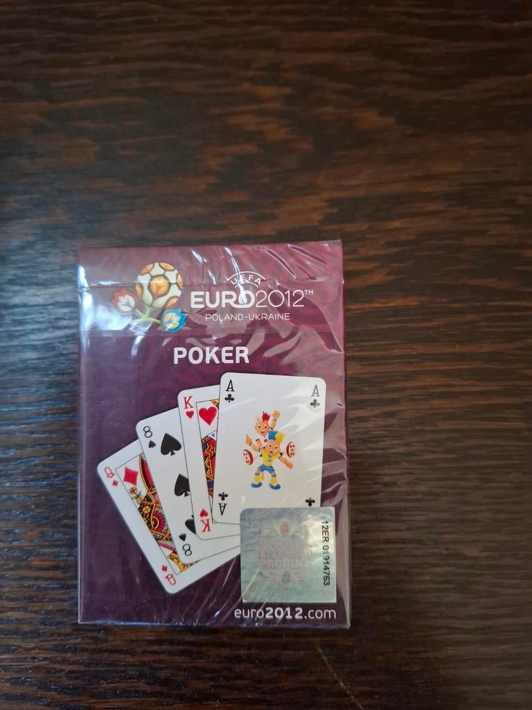 Pokerkaarten UEFA EURO2012 Poland-Ukraine, Enlèvement, Neuf