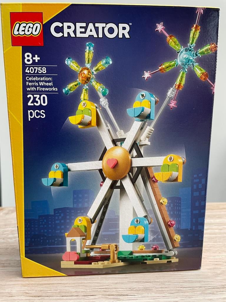 Lego 40758: Vieringenserie: reuzenrad met vuurwerk, Ophalen of Verzenden, Nieuw, Complete set, Lego