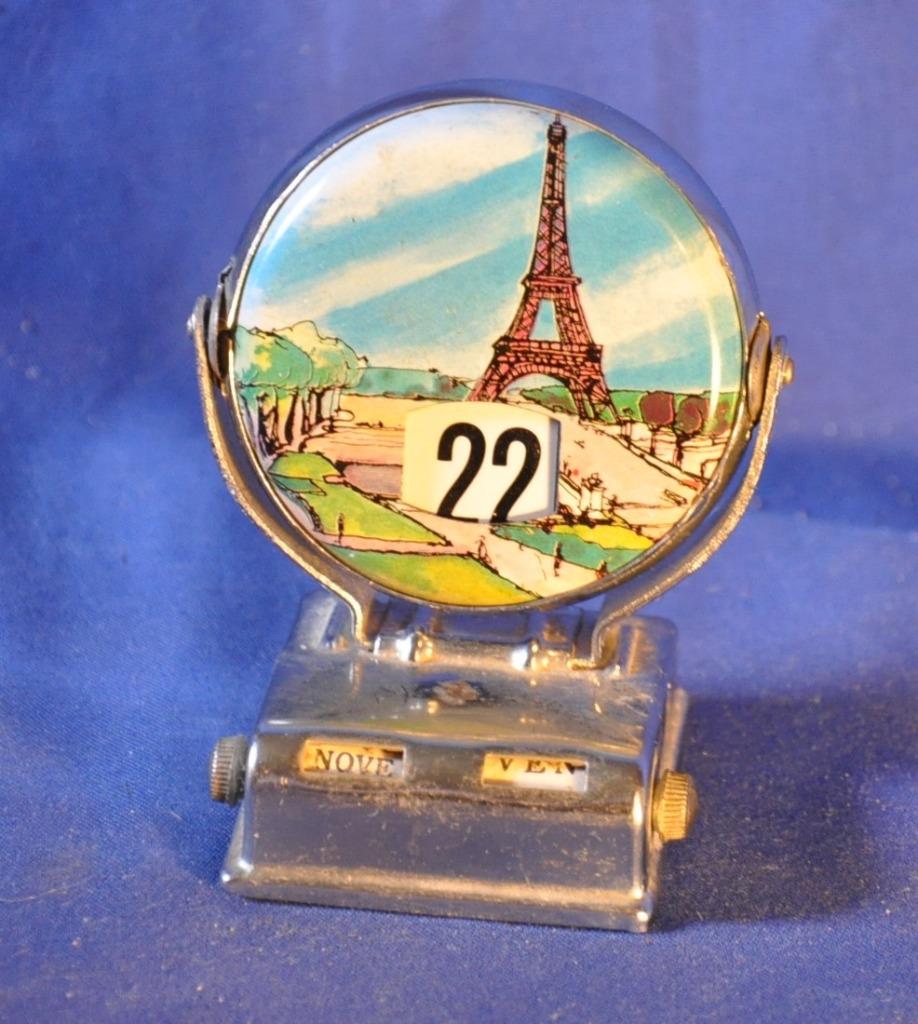 calendrier perpétuel de bureau souvenir de paris, Divers, Calendriers, Utilisé, Enlèvement ou Envoi