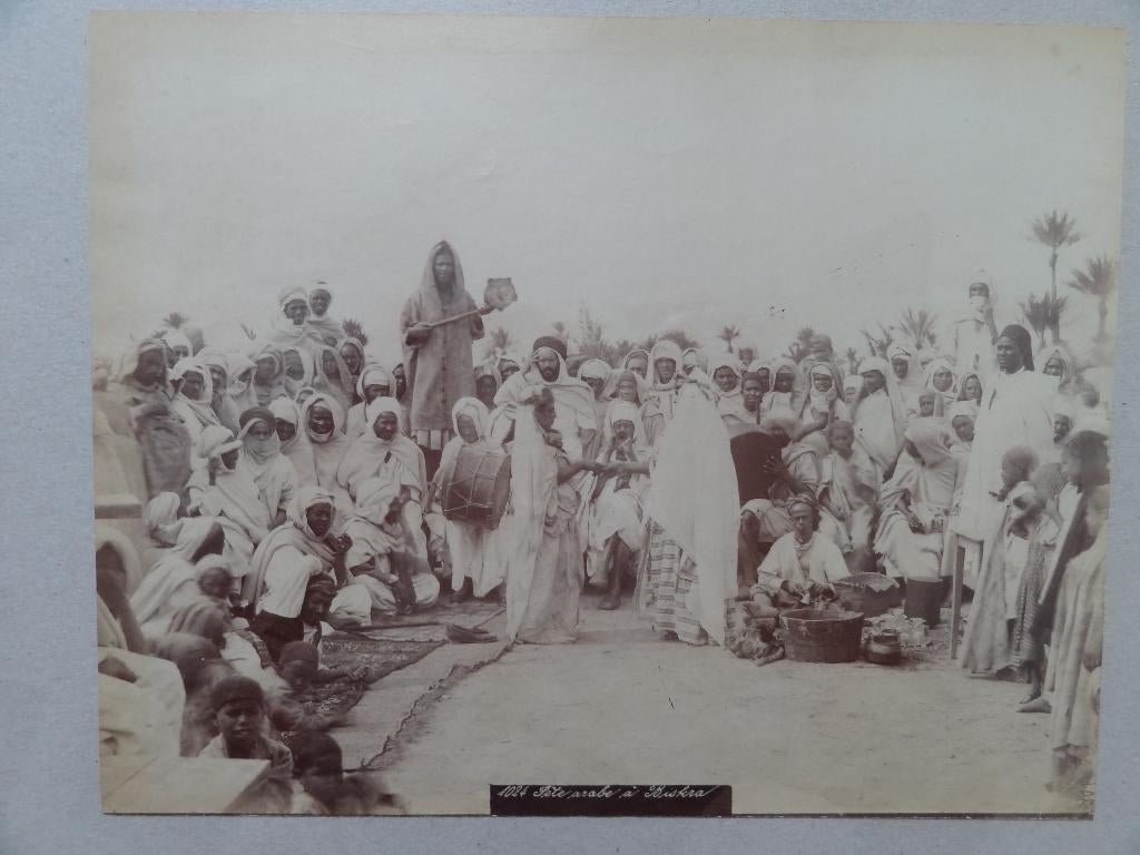 15 albumine fotos van Algerije, formaat ca 25 x 19 cm, Verzenden