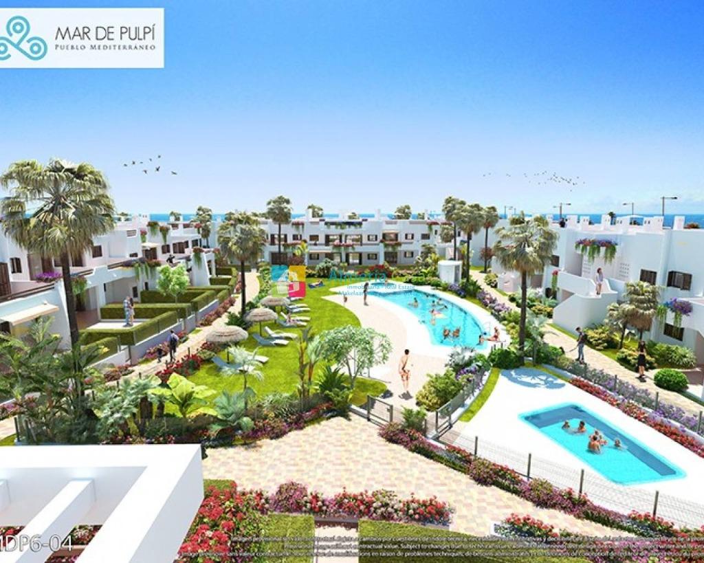 Andalusië, Almeria. Nieuwe appartementen Mar de Pulpí, Immo, 83 m², Dorp, Mar de Pulpí, Spanje