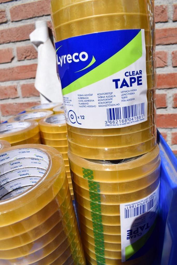 Lyreco clear tape plakband 11.060.169, Ophalen, Nieuw