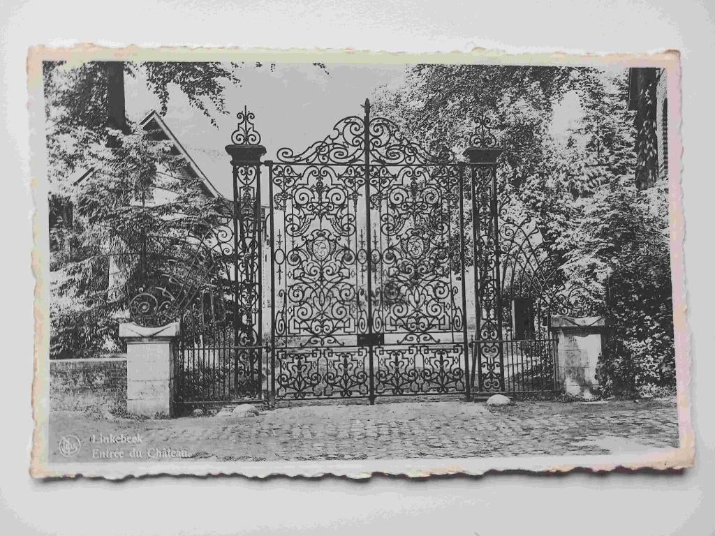 Carte postale : Linkebeek : Entrée du château, Collections, Envoi, Non affranchie