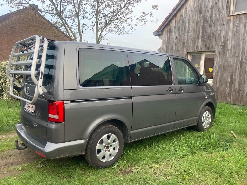 Achterklep Fietsendrager 4 fietsen VW T5  TE HUUR TE KOOP, Auto diversen, Fietsendragers, Achterklepdrager, 3 fietsen of meer