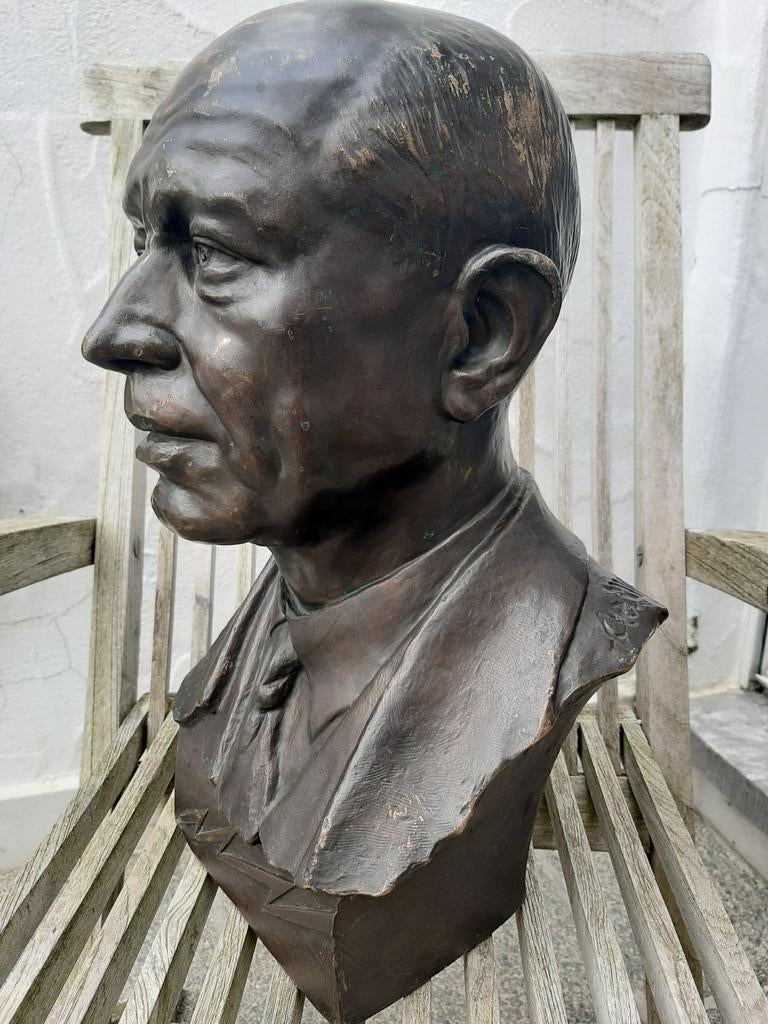 buste en bronze signé Adrien Mertens  (1910-1968), Enlèvement ou Envoi