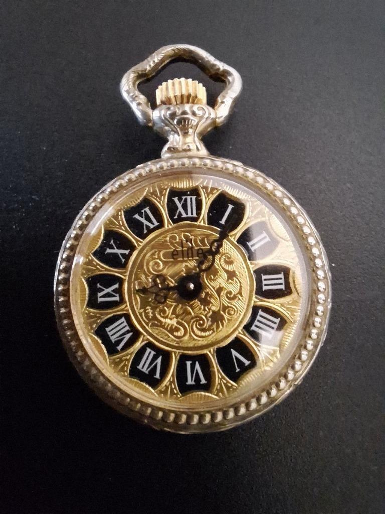 Mini Zakhorloge  Elite, Swiss Made(silver plated) N.O.S., Ophalen of Verzenden, Zakhorloge, Overige merken