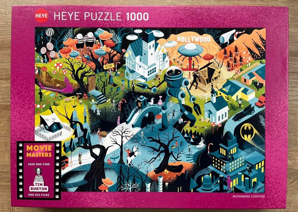 Puzzel Heye Movie Masters 1000stukjes, Ophalen, Zo goed als nieuw