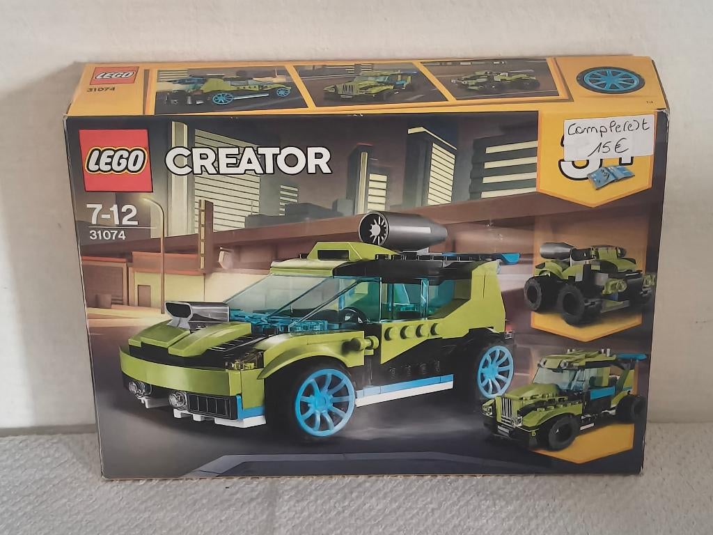 Lego Creator 31074 La voiture de Rallye, Enlèvement ou Envoi, Utilisé, Lego